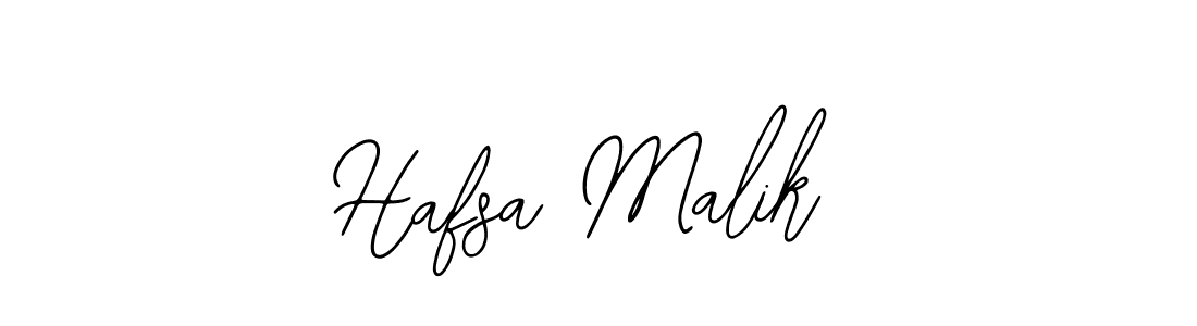 Hafsa Malik stylish signature style. Best Handwritten Sign (Bearetta-2O07w) for my name. Handwritten Signature Collection Ideas for my name Hafsa Malik. Hafsa Malik signature style 12 images and pictures png